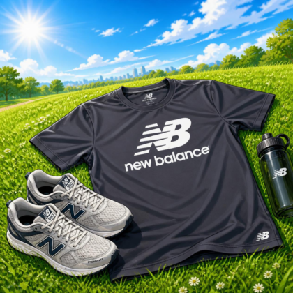 New Balance T Shirt Grey
